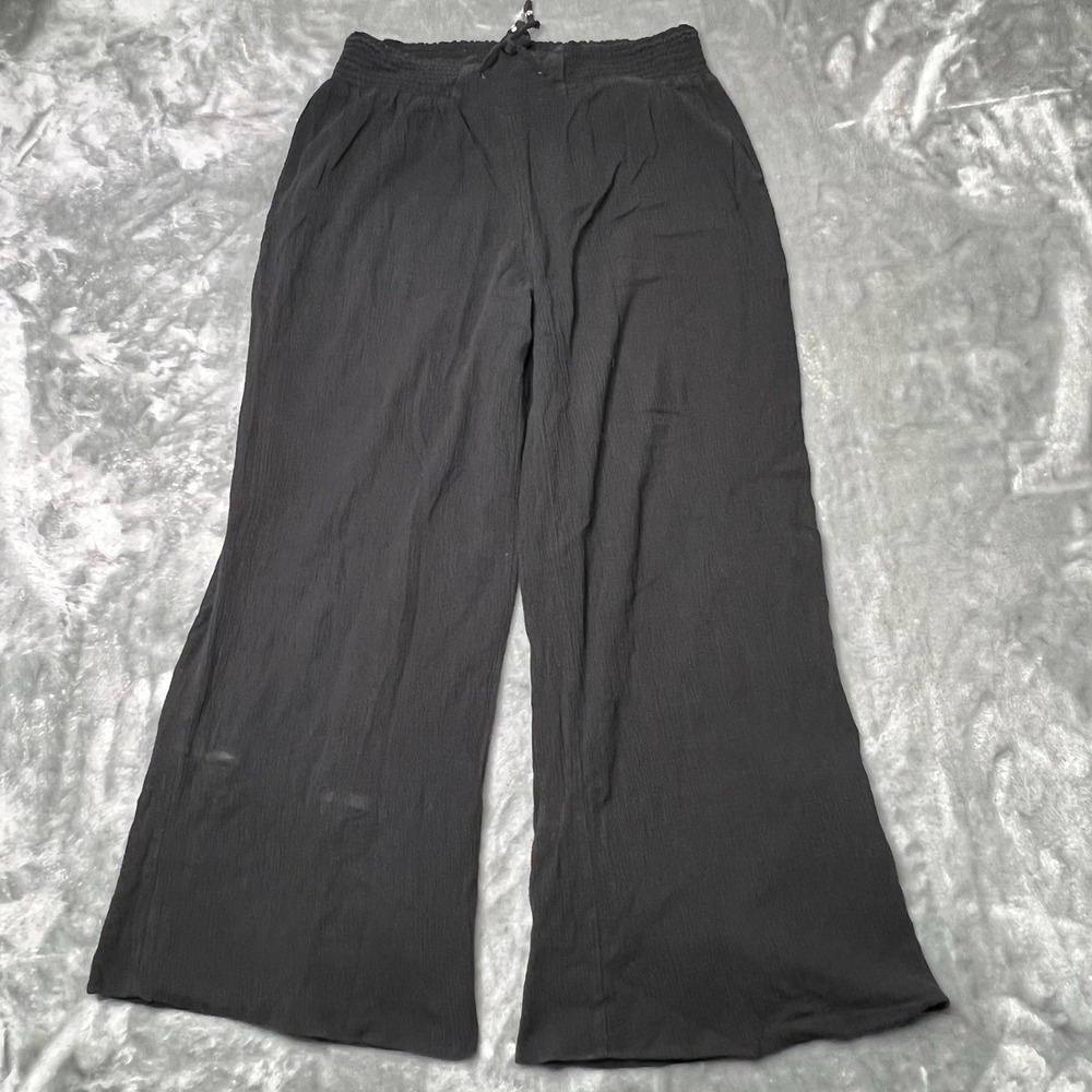 Guess Pants Women Size Large Lounge Wide Leg Baggy Summmer